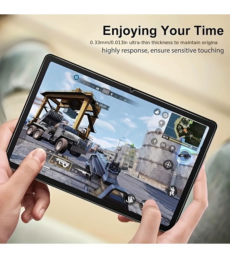 2 عبوات حماية شاشة من الزجاج المقوى لجهاز Galaxy Tab A9 Plus مقاس 8.7 و11 بوصة عالية الدقة - Image 5