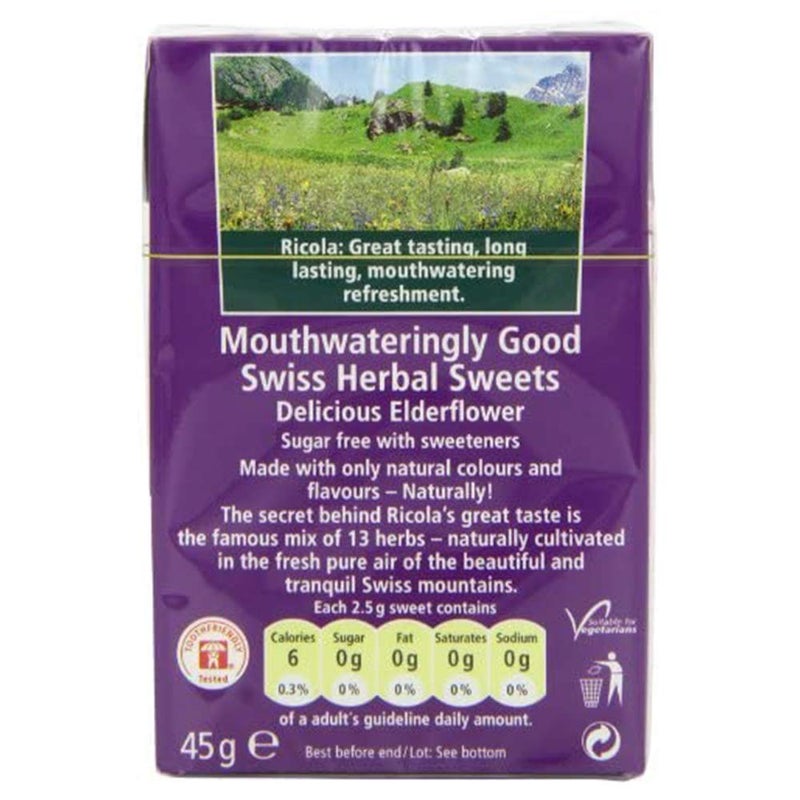 Ricola Elderflower 45g - Image 4