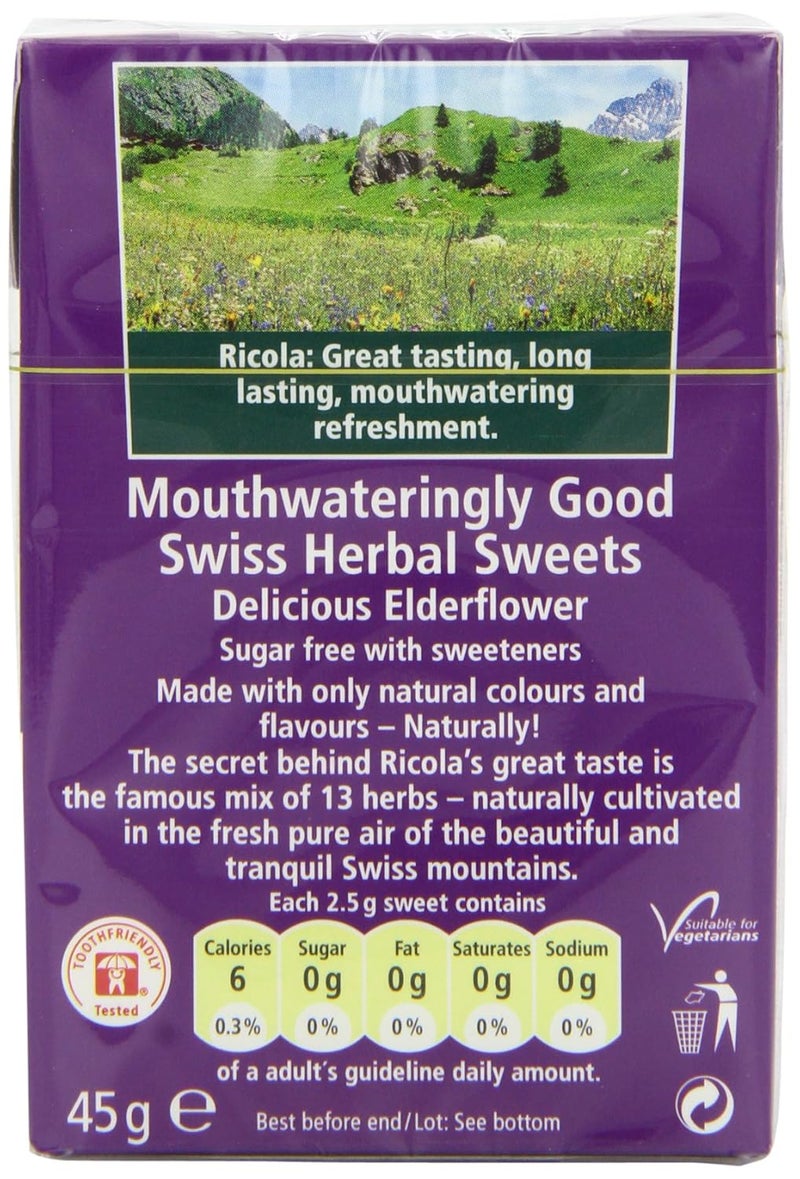 Ricola Elderflower 45g - Image 5