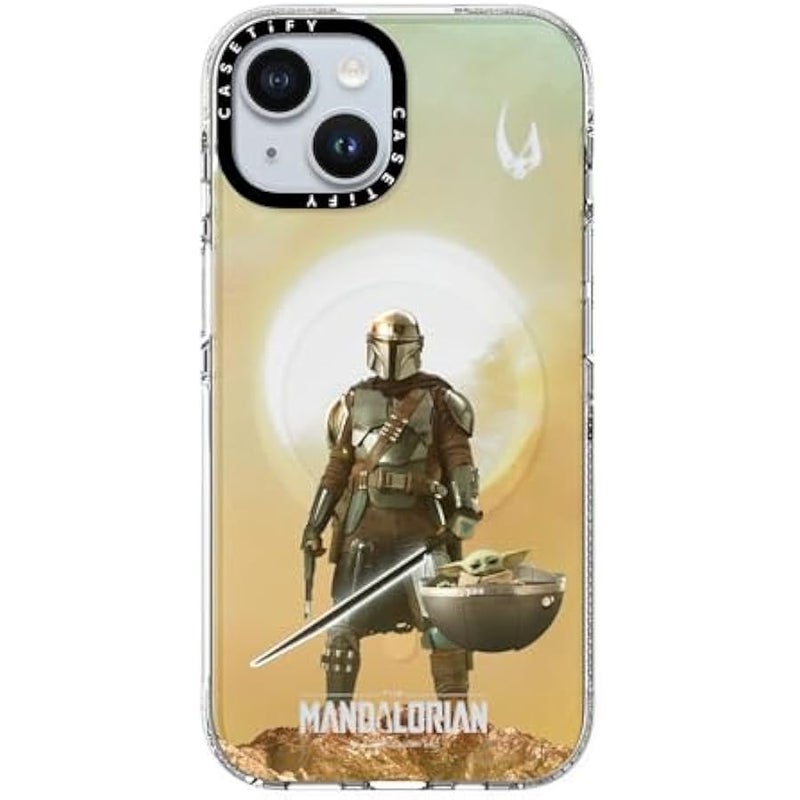 Casetify Clear iPhone 15 Case 【Mandalorian Co-Lab/Not Yellowing / 6.6ft Drop Protection/Compatible with Magsafe】 - A Clan of Two - Clear - Image 4