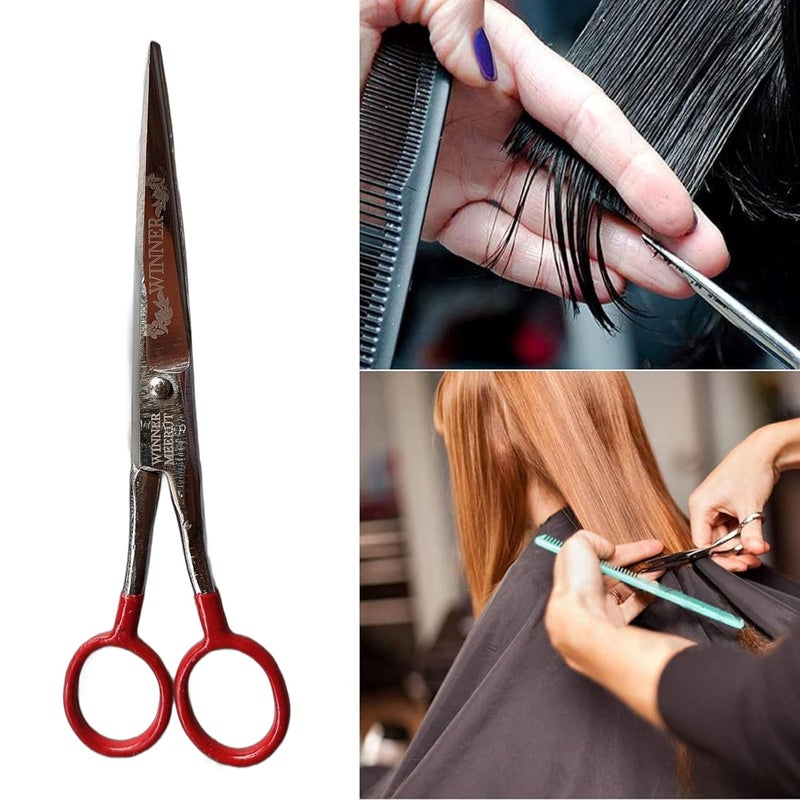 Generic Premium Barber Scissor Set  HighQuality Metal Salon Hair Cutting Scissors for Men Women Kids  Pets  American Design Professional Hair Styling Kit with Shears Comb Razor  - Image 2