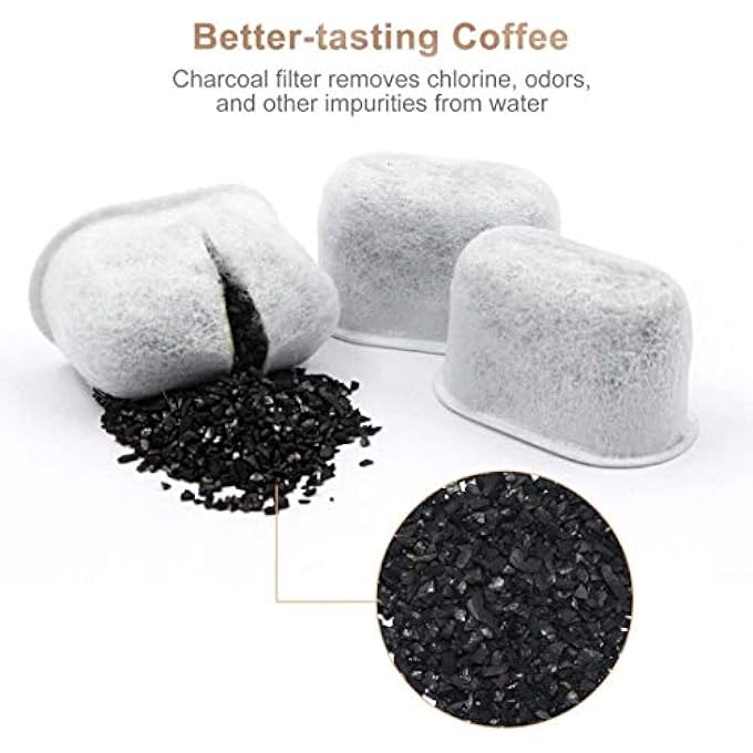 SYOSI Charcoal Water Filter Replacement 12 Pack Activated Charcoal Filters For Keurig Classic Coffee Makers Pure Green Water Purification System Compatible With Various Models - Image 5