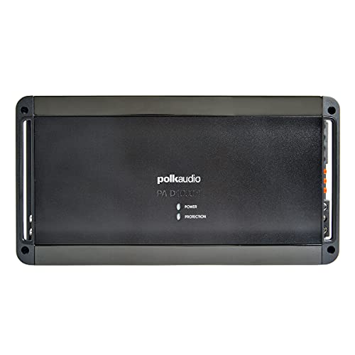 Polk Audio PA D10001 Class D MOSFET Monoblock Mobile Audio Amplifier 500 Watts RMS 4 ohms 800 Watts RMS 2 ohms and 1200 Watts RMS 1 ohm Remote Subwoofer Level Control - Image 1