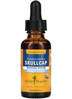 Certified Organic Skullcap Liquid Extract for Nervous System Support, 1 Fl Oz