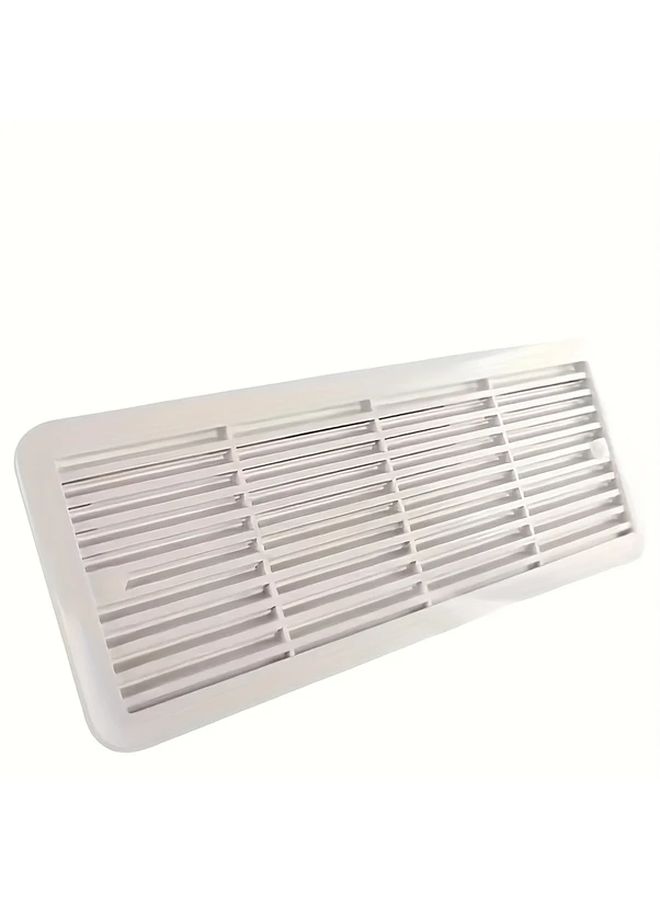 Thetford Refrigerator Ventilation Grille Cover White 483mm X 186mm RV Replacement Part Vertical Ridge Enhanced Airflow Compatible Caravan RV Refrigerators Cover Only Vehicle Cooling Efficiency Smooth Appearance - Image 3