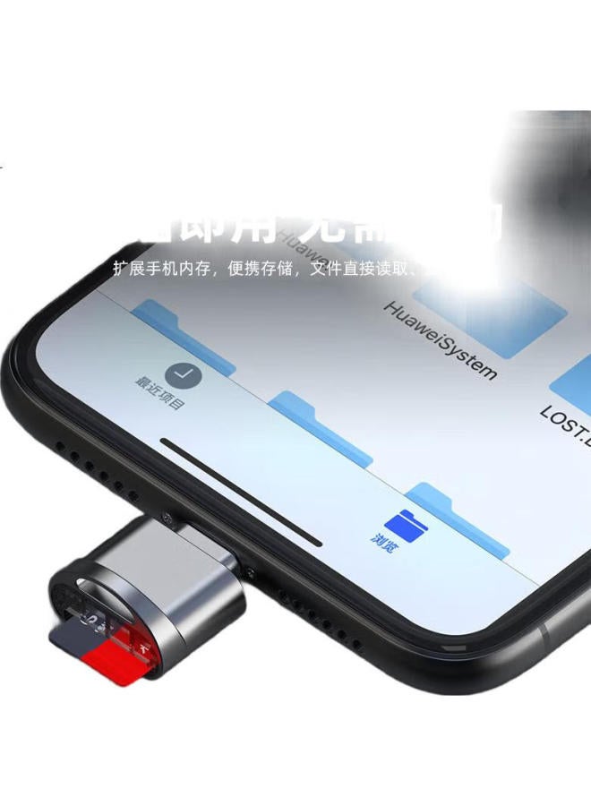 Linkstone Liantuo, Apple Iphone 13 Phone Tablet Tf Memory Card Reader, 14 Pro Video Image 12 Expansion, Ipad Computer Conversion Cable, Micro Sd High-Speed 11 Reading - Image 2