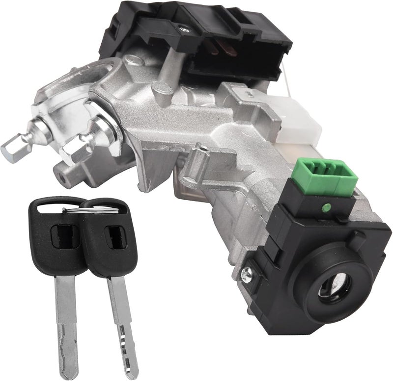 AA Ignition Ignition Switch Lock Cylinder Assembly Replacement by AA Ignition with Chip ID48 Keys for Honda Vehicles - Image 1