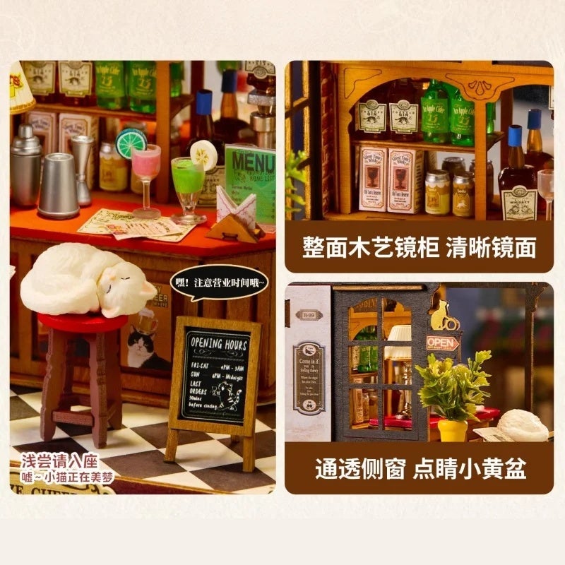 Rolife Little Warm Space Series Wooden Building Block DIY House Assembly Model Educational Toy Miniature Scene Ornament Gift, DS052 5656617 - Image 3