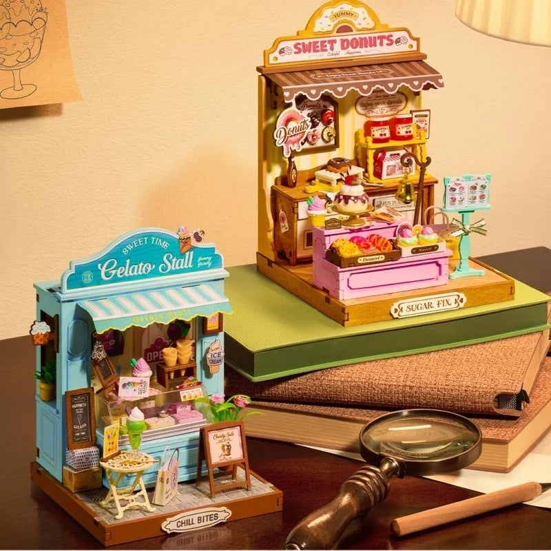 Rolife Little Warm Space Series Wooden Building Block DIY House Assembly Model Educational Toy Miniature Scene Ornament Gift, DS052 5656617 - Image 5