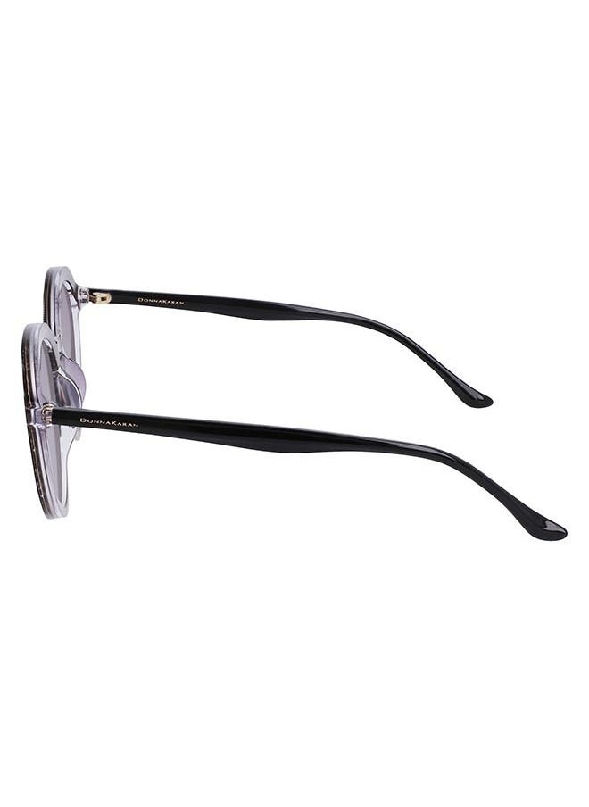 Donna Karan نظارة شمسية نسائية دائرية من الأسيتات بإطار كامل DO512S 5119  - Image 4