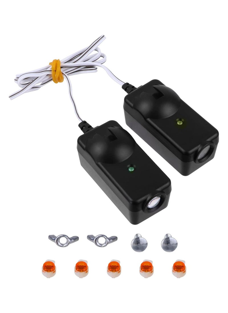 41A5034 Safety Sensor Kit, Replacement for Craftsman/Chamberlain/Liftmaster Garage Door Sensor, Compatible with Liftmaster/Chamberlain/Craftsman Garage Door openers Made After 1997 - Image 1