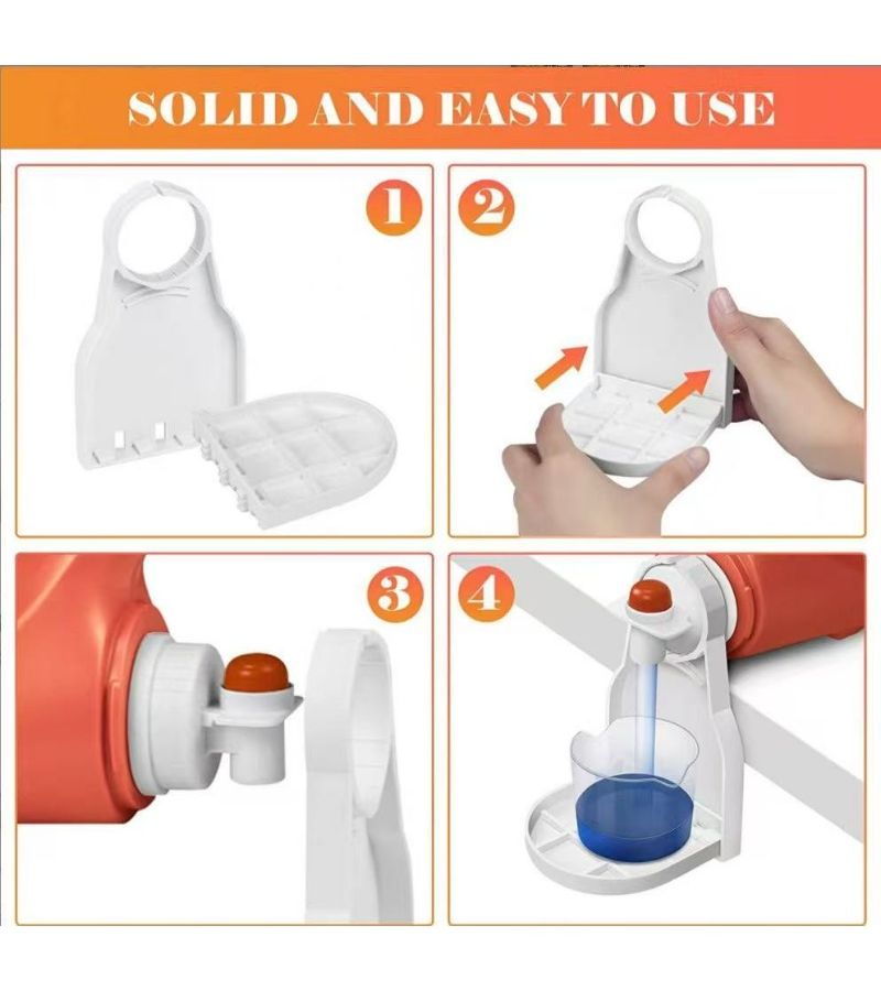 Laundry Detergent Drip Tray Holder 2 Piece Set Keeps Washer Clean Organized - Image 3