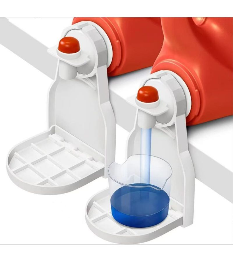 Laundry Detergent Drip Tray Holder 2 Piece Set Keeps Washer Clean Organized - Image 1