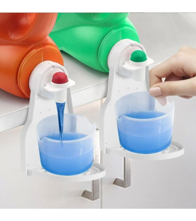 Laundry Detergent Drip Tray Holder 2 Piece Set Keeps Washer Clean Organized - Image 5