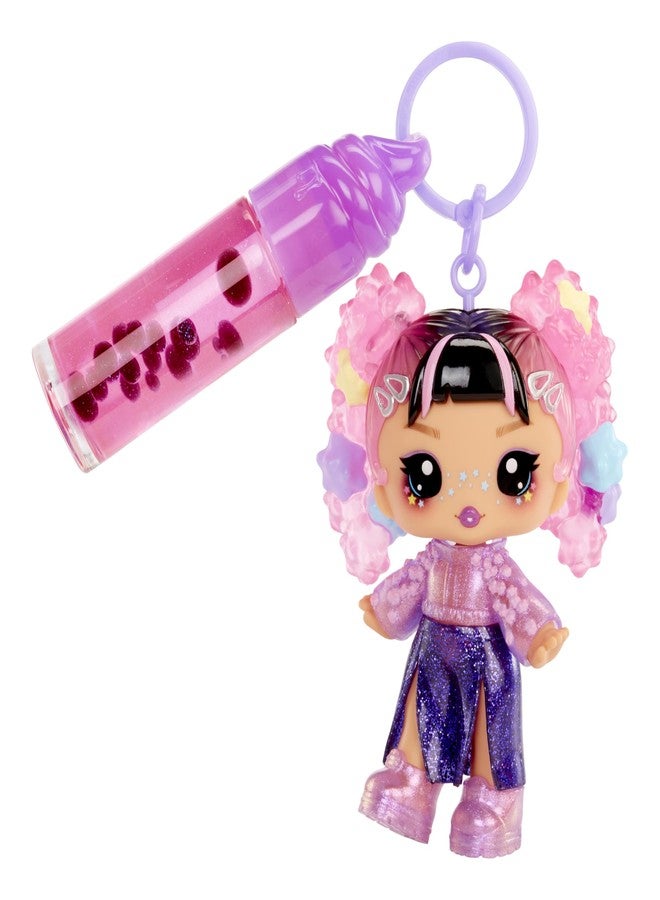 Yummiland Lip Gloss Doll: Sour Sweeties - Astrid Stars Includes DIY Lip Gloss + Removable Keychain, Cosmetic Play, Collectible, Ages 4+ - Image 5