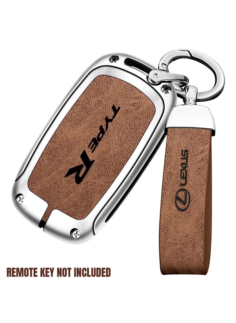LEXUS Car Key Chain Super Finish Metal Ring PU Leather Strap Keychain Home Key Chain Car Keychain LEXUS - 1Pcs  - Image 2