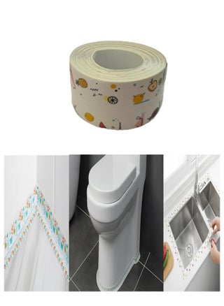 Waterproof & Adhesive Caulk Strip Flexible Self Tape for Kitchen Bathroom Bathtub Toilet Wall Floor Tile Sealer Moisture Mold Protector 1 Roll - pzsku/Z3447AB73C70523C863E8Z/45/_/1710231305/9575aebe-ed84-4dc7-8dc0-735aa30ea27a