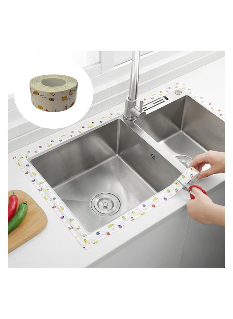 JOLLITY LLC Waterproof & Adhesive Caulk Strip Flexible Self Tape for Kitchen Bathroom Bathtub Toilet Wall Floor Tile Sealer Moisture Mold Protector 1 Roll  - Image 3