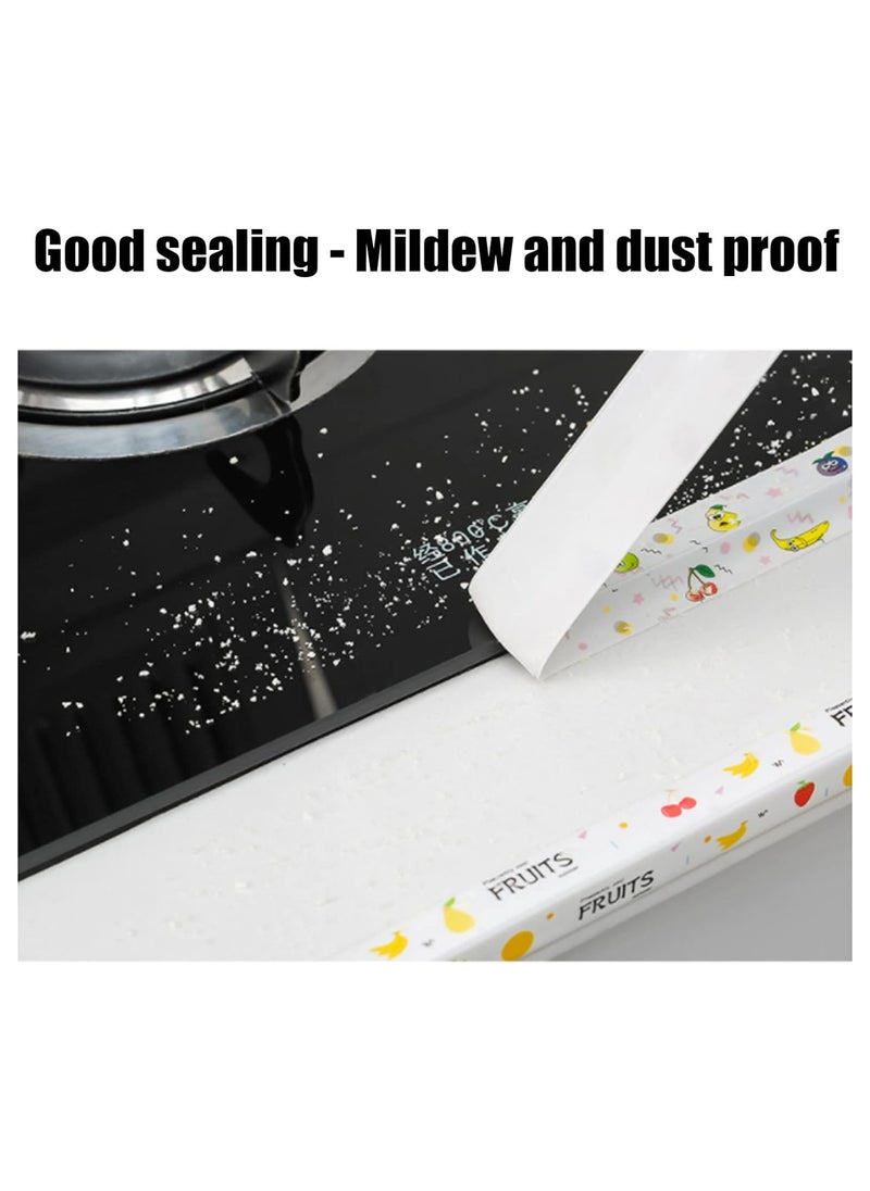 JOLLITY LLC Waterproof & Adhesive Caulk Strip Flexible Self Tape for Kitchen Bathroom Bathtub Toilet Wall Floor Tile Sealer Moisture Mold Protector 1 Roll  - Image 5