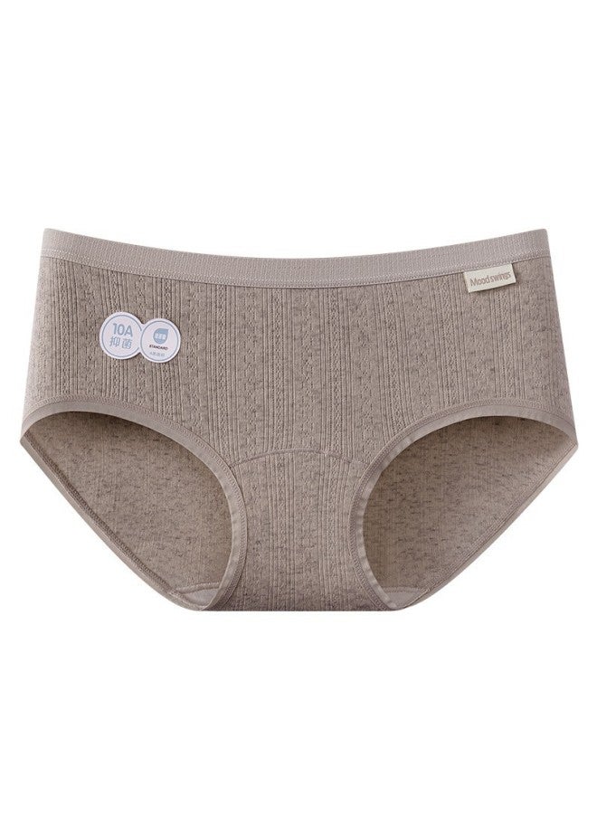Underwear Women's Pure Cotton Briefs  New Antibacterial Cotton Crotch Seamless Mid-waist Large Size Fat MM Girls Shorts