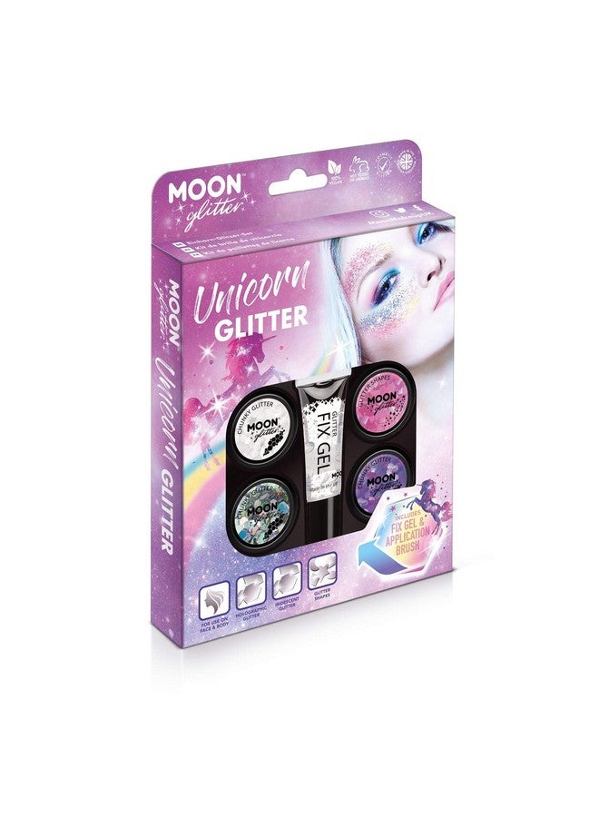Moon Glitter Unicorn Glitter Kit By Moon Glitter 100% Cosmetic Glitter For Face Body Nails Hair And Lips - Image 2