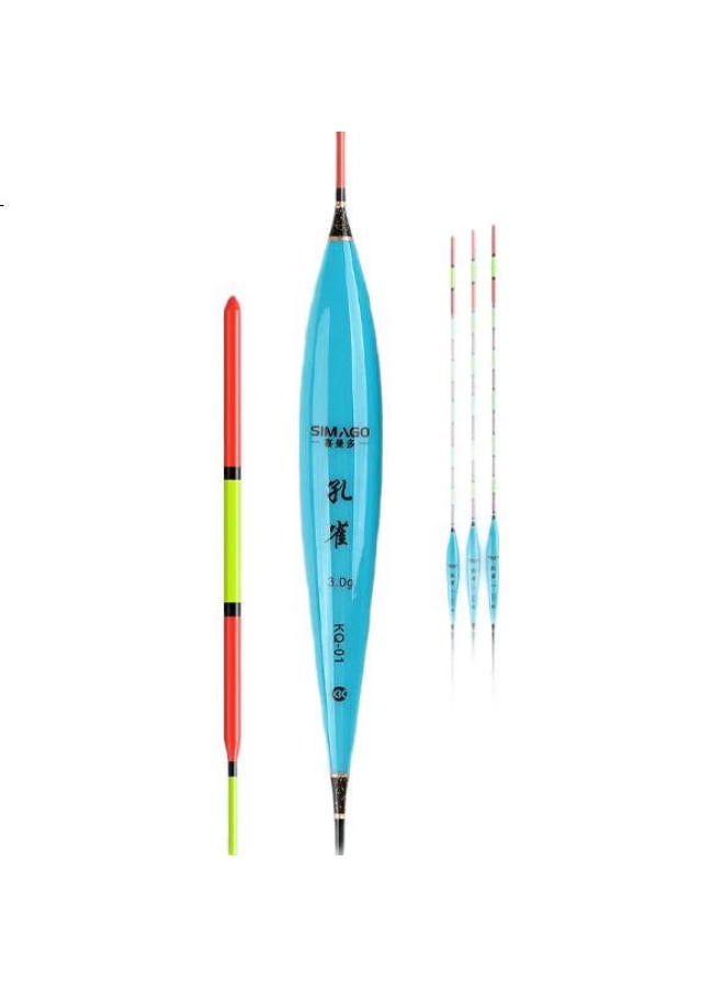 simago Nano Fishing Float Set, Highly Sensitive, Thickened, Eye-Catching, Three-Piece Set, For Crucian Carp And Carp, Wild Fishing Float Kqtz - Image 2