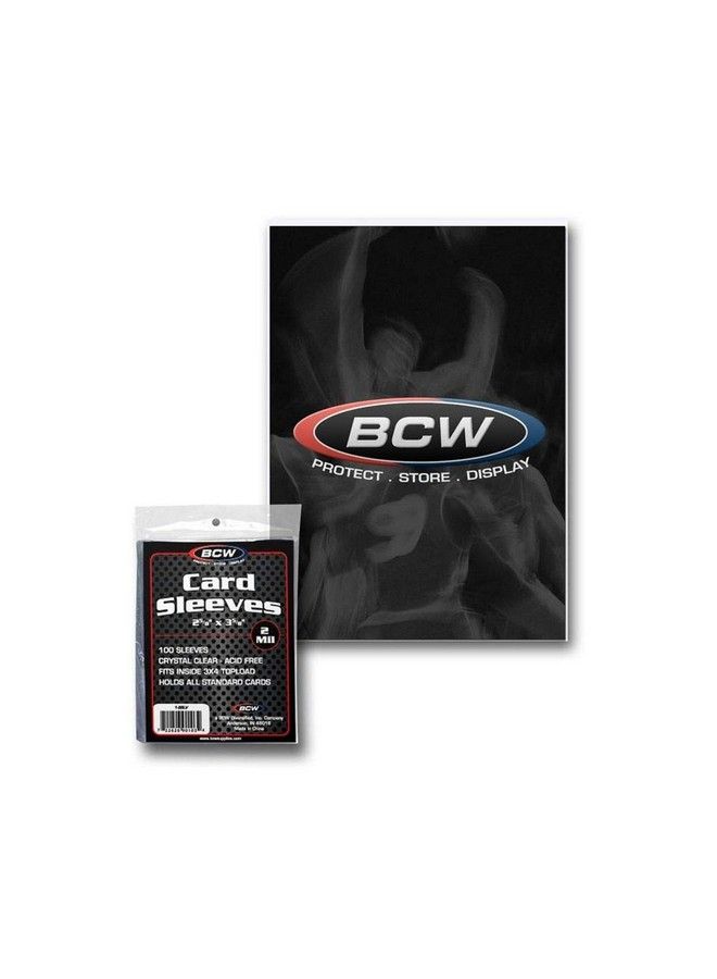 BCW Card Sleeves 2 5/8 X 3 5/8" - Image 2