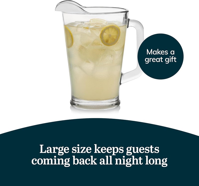 LIBBEY Glass Pitcher, 60-ounce - Image 5