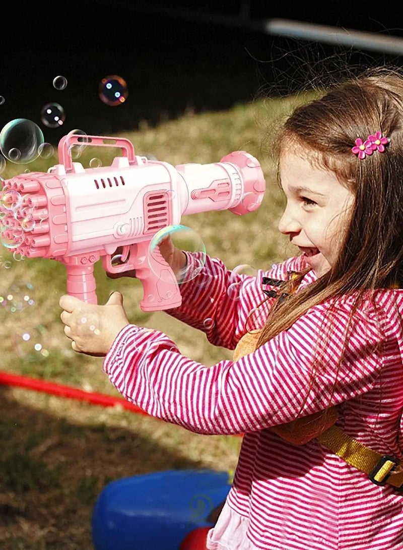 Bubble Machine Gun 32 Holes For Outdoor And Indoor Kids Toddlers And Adult Toy Multicolor - Image 3