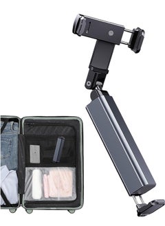 Airplane Phone Mount – Travel Must-Have, 360° Rotation Foldable Pocket-Sized Phone Stand for Airplane Seat Back, Tray Table, Car Back Seat, Trunk – Universal Compatibility for iPhone, Samsung & More