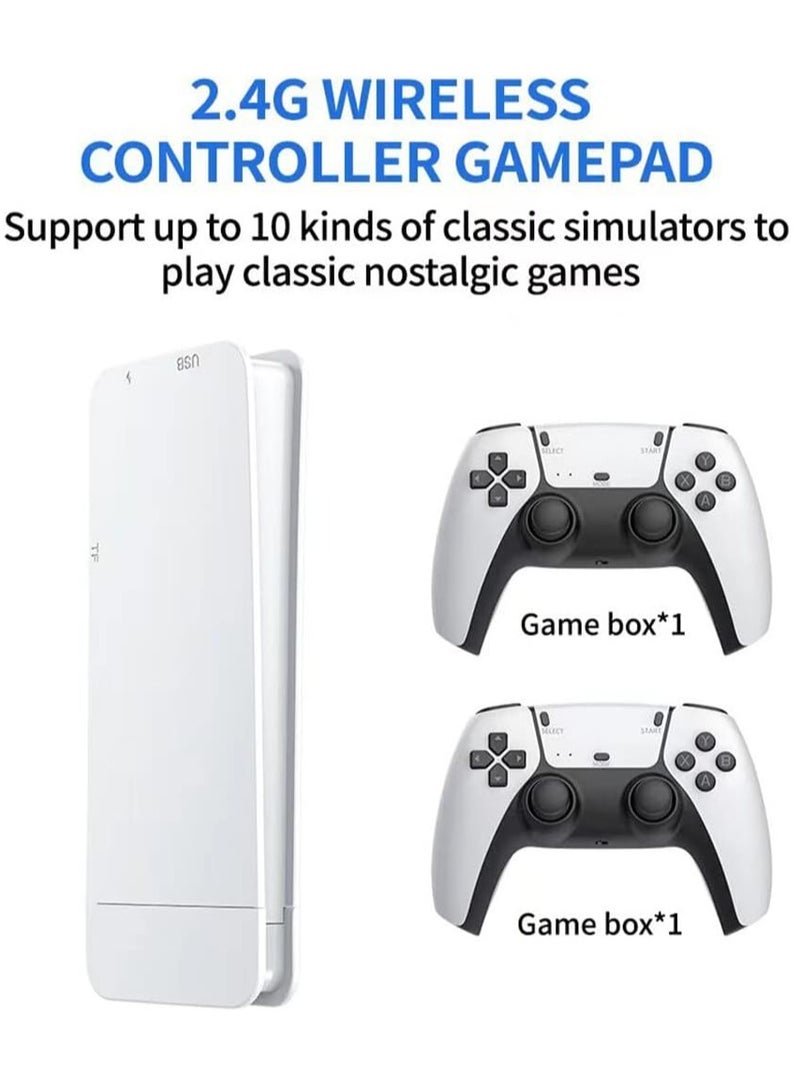 ELTRAZONE Wireless Retro Game Console, HD 4K Classic 20000 Games, Mini Arcade Two Player Plug & Play Video Game Stick, 23 Classic Emulators Definition HDMI Output Adults Kids Gift (64GB) - Image 2