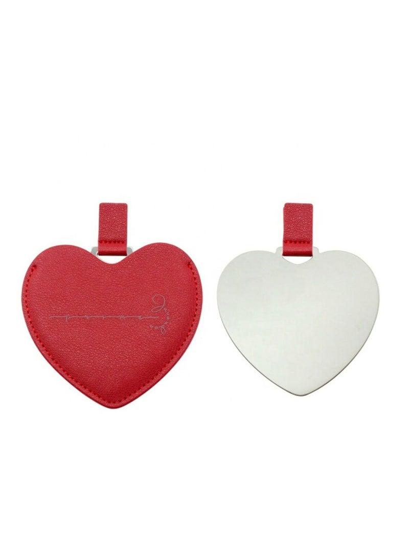 مرآة مكياج صغيرة محمولة للسفر - Image 1