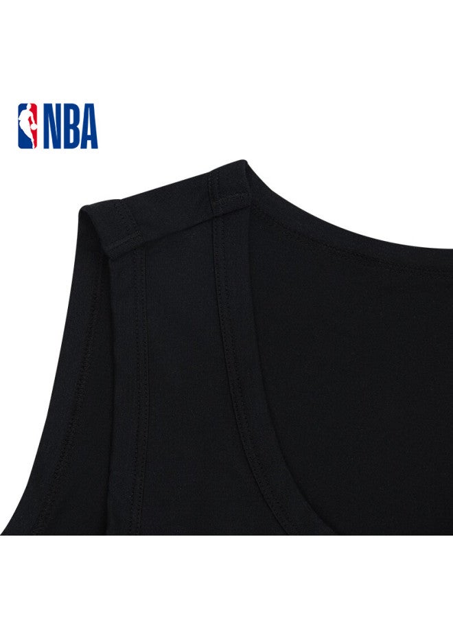 Nba Men's Tank Top, Summer Solid Color, Elastic Cotton Undershirt, Slim-fit Vest, Sleeveless Basketball Sports Base Layer Set - Image 4