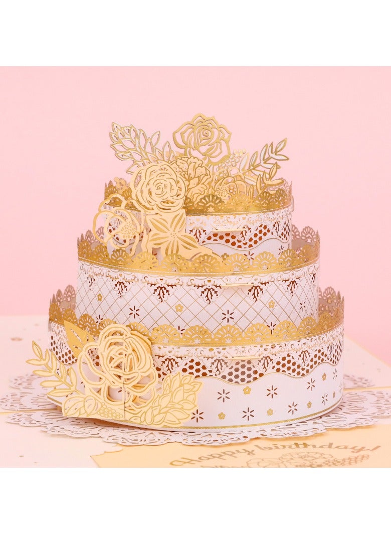 Birthday 3D stereoscopic greeting cards  - Image 2