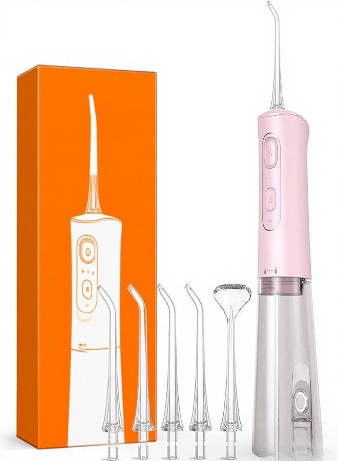 Bitvae Cordless Oral Irrigator Water Dental Flosser for Teeth IPX7 Waterproof Water Flosser USB Rechargeable Teeth Cleaner Water Dental Picks 3 Modes 6 Jet Tips for Teeth Cleaning - Image 1