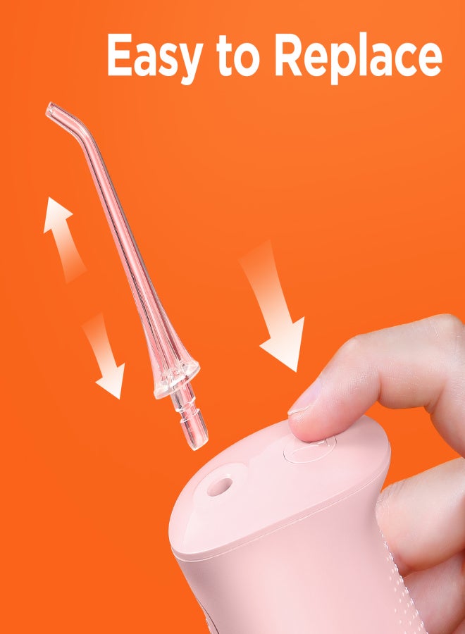 Bitvae Cordless Oral Irrigator Water Dental Flosser for Teeth IPX7 Waterproof Water Flosser USB Rechargeable Teeth Cleaner Water Dental Picks 3 Modes 6 Jet Tips for Teeth Cleaning - Image 2
