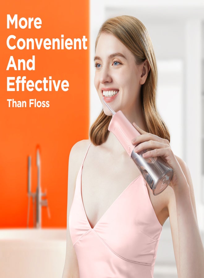 Bitvae Cordless Oral Irrigator Water Dental Flosser for Teeth IPX7 Waterproof Water Flosser USB Rechargeable Teeth Cleaner Water Dental Picks 3 Modes 6 Jet Tips for Teeth Cleaning - Image 4