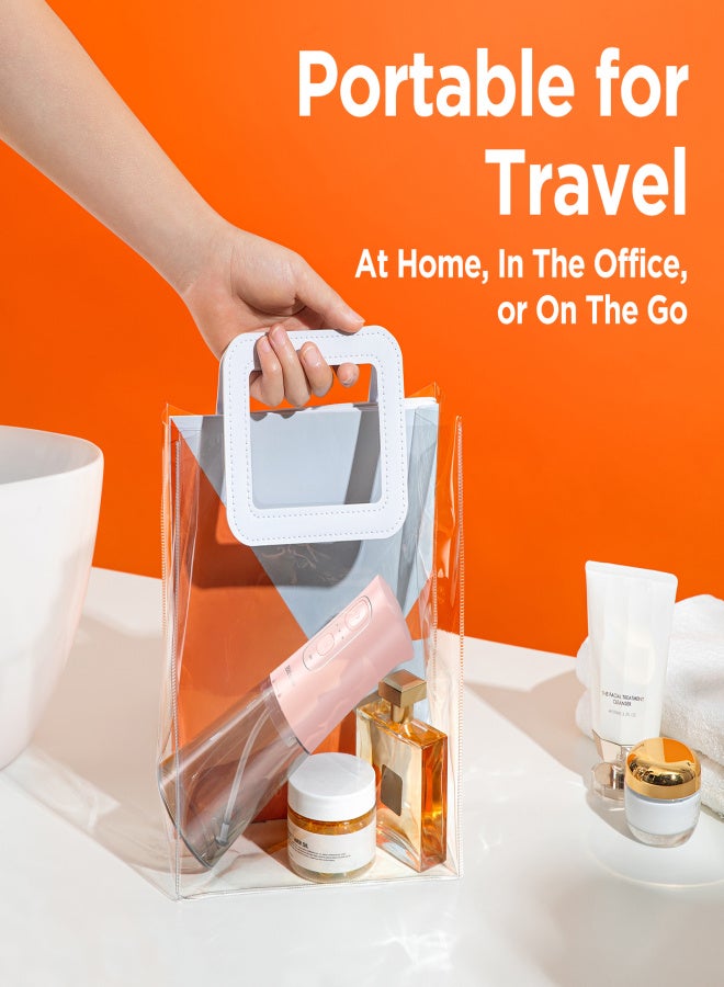 Bitvae Cordless Oral Irrigator Water Dental Flosser for Teeth IPX7 Waterproof Water Flosser USB Rechargeable Teeth Cleaner Water Dental Picks 3 Modes 6 Jet Tips for Teeth Cleaning - Image 3