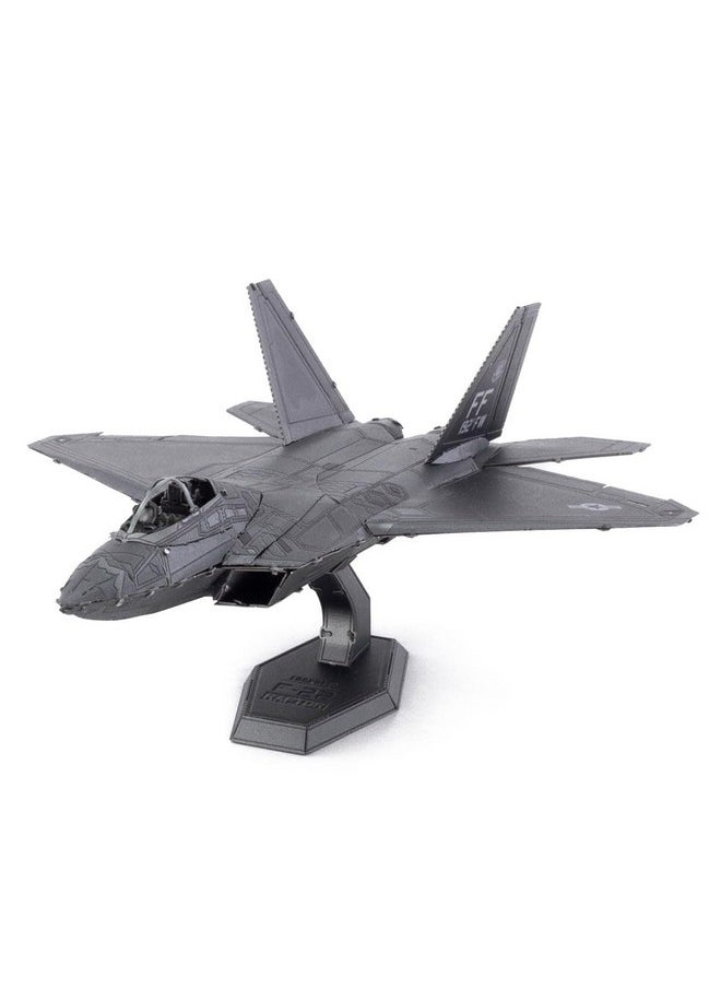 ميتال إيرث - مجموعة نماذج معدنية ثلاثية الأبعاد لطائرة F-22 Raptor Me1016 - Fascinations - Image 1