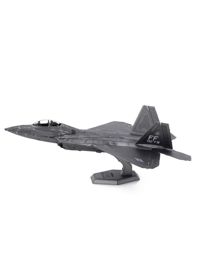 ميتال إيرث - مجموعة نماذج معدنية ثلاثية الأبعاد لطائرة F-22 Raptor Me1016 - Fascinations - Image 1