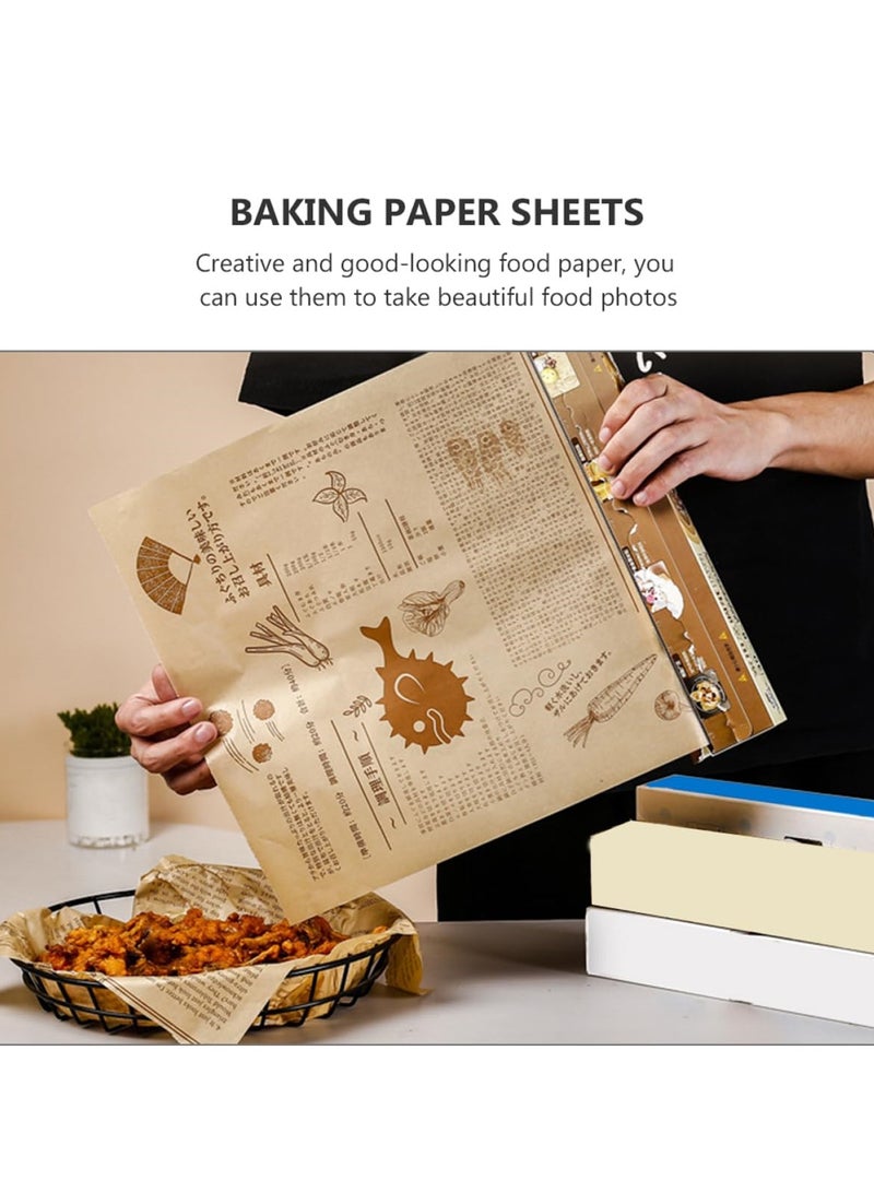 SYOSI 2 Roll Oven Blotting Paper 800 x 30 cm Baking Parchment BBQ Oil Paper Broiler Pan for Oven Patty Paper - Image 5