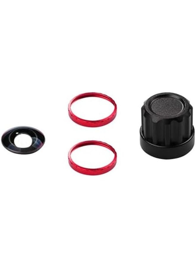 مجموعة عدسات استبدال Red Insta360 X5 الاحترافية، عدسة كاميرا زجاجية بصرية مع حلقة ألومنيوم وأداة إزالة - Image 1