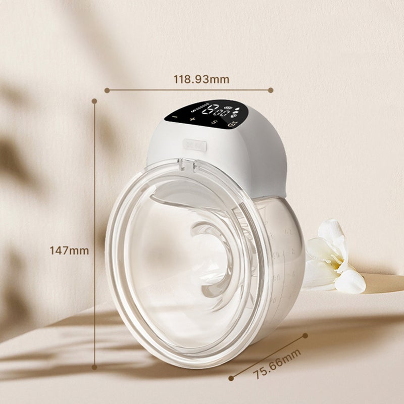 DPS-8015 Wearable Breast Pump Hands Electric Breast Pump for Breastfeeding 3 Modes 9 Suction Levels 6 Adjustable Speeds Low Noise Built-in Battery with 240ml Milk Collector for Home - Image 4