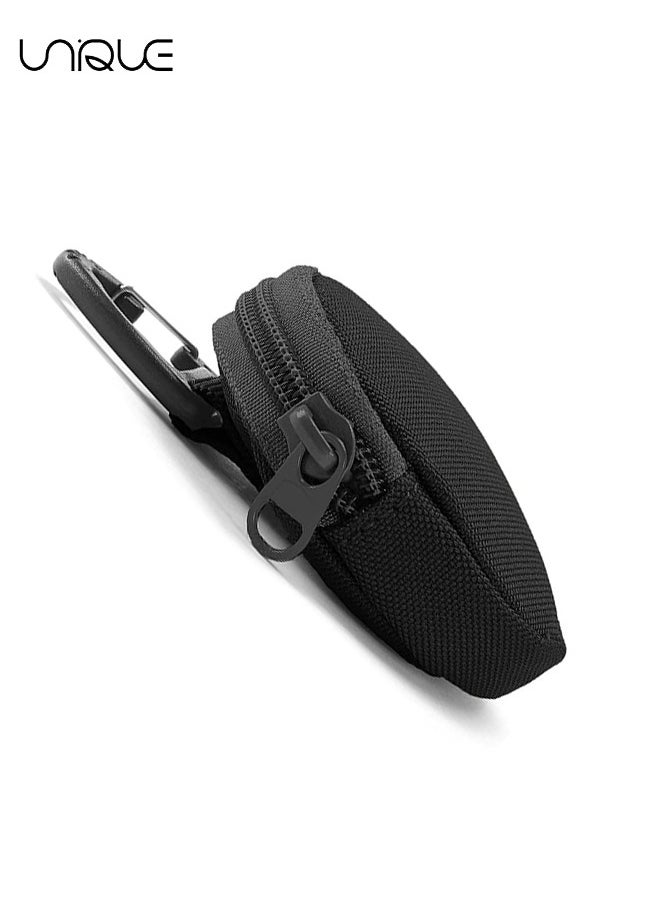 Unique 2Pcs Coin Pouch Holder, Upgraded Tactical EDC Pouches, Small Keychain Coin Purse with Triangle Buckle for Outdoor Travelling, Hiking, Fishing, Cycling, Hunting, etc  - Image 3