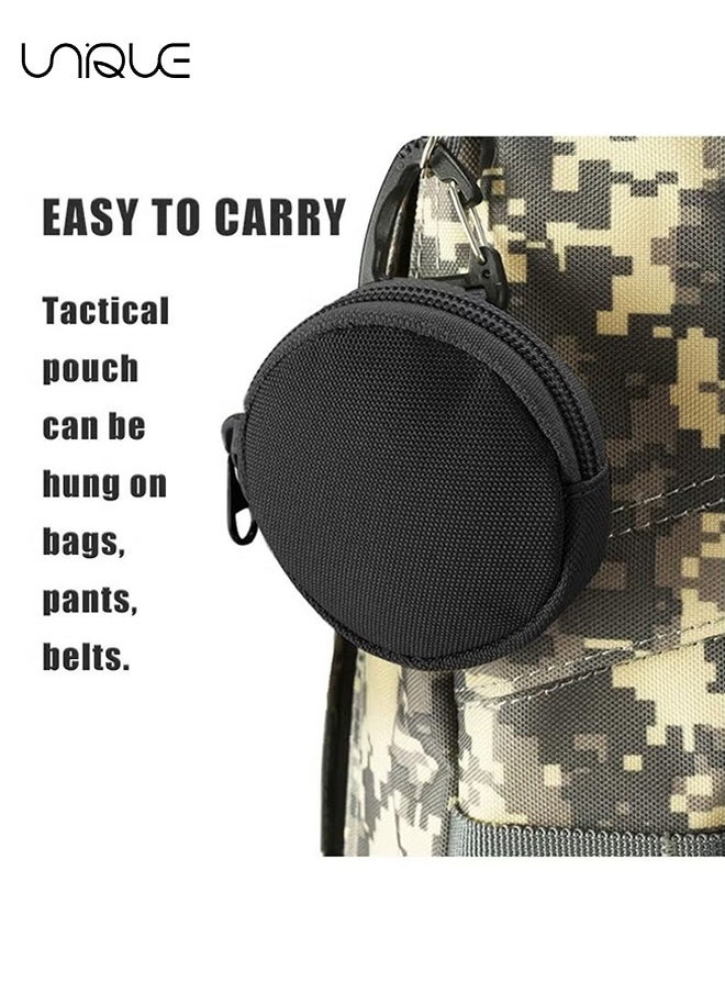 Unique 2Pcs Coin Pouch Holder, Upgraded Tactical EDC Pouches, Small Keychain Coin Purse with Triangle Buckle for Outdoor Travelling, Hiking, Fishing, Cycling, Hunting, etc  - Image 5