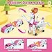 SOYUOI 2in1 Mars Deer Transformation Car Toy Magnetic Collision Robot Dinosaur Deformation Toy for Kids Exciting Gift for Boys and Girls Perfect for Birthdays and Christmas Pink - Image 4