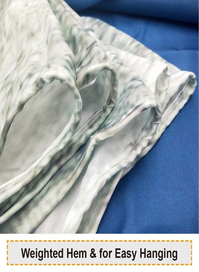 Baccessor Ocean Sea Shower Curtain Tropical Underwater Blue Ocean Water Waves Seascape Bright Sunshine Through Deep Blue Sea View Waterproof Polyester Fabric Shower Curtains,72 x 72 Inch - Image 5