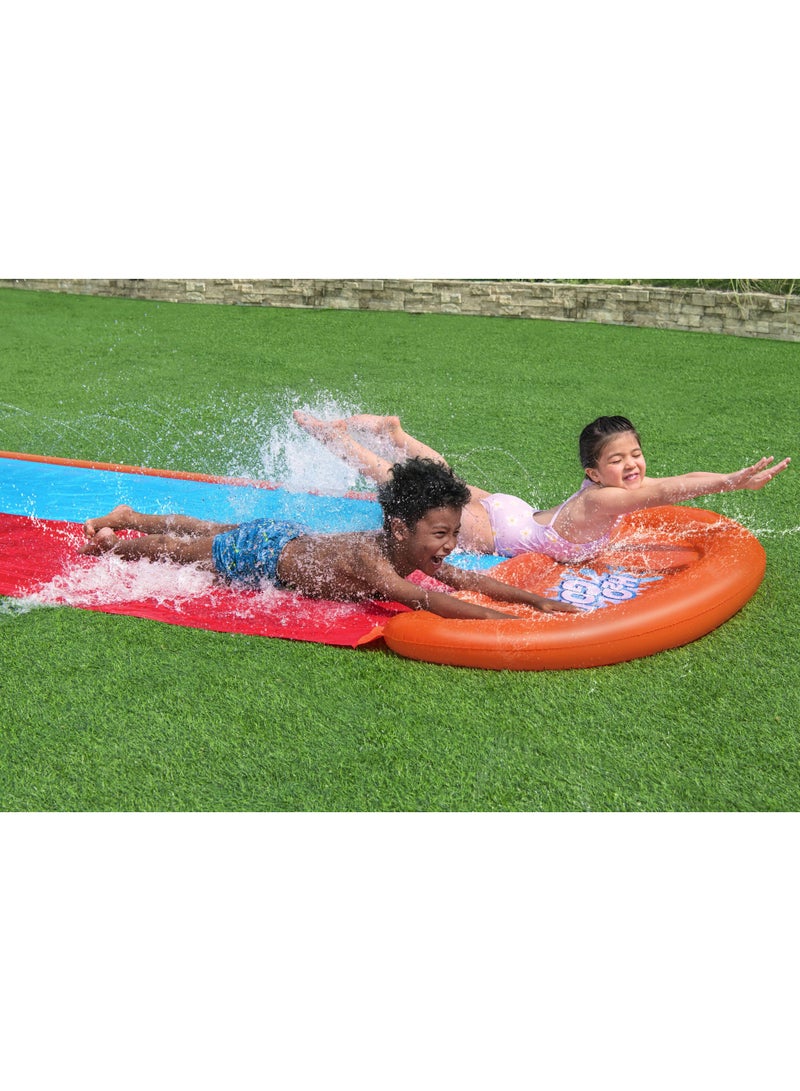 Bestway H2Ogo Water Slide Tsunami Splash Ramp 488cm | Summer Water Slip | With Built-in Sprinklers | Summer Water Toy for Backyard | Kids and Adults - Image 4