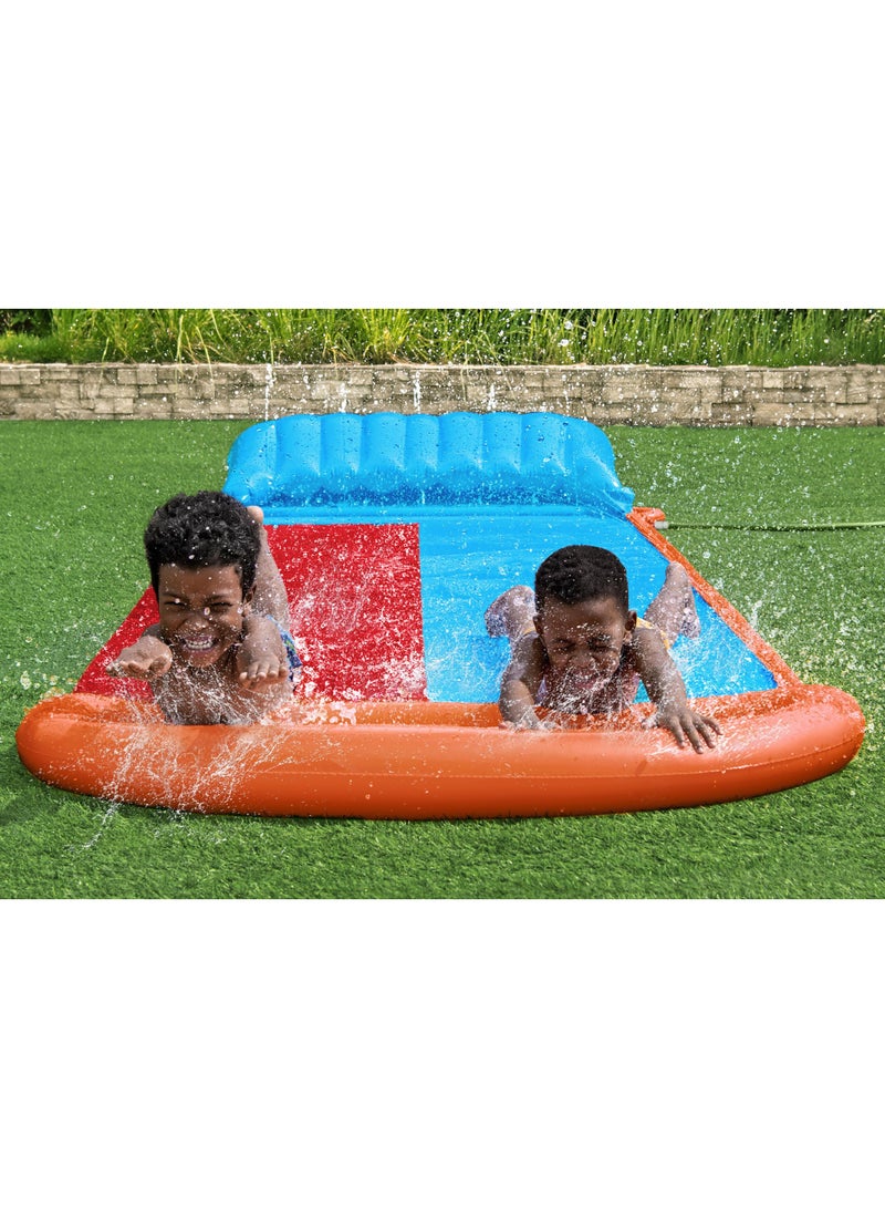 Bestway H2Ogo Water Slide Tsunami Splash Ramp 488cm | Summer Water Slip | With Built-in Sprinklers | Summer Water Toy for Backyard | Kids and Adults - Image 3