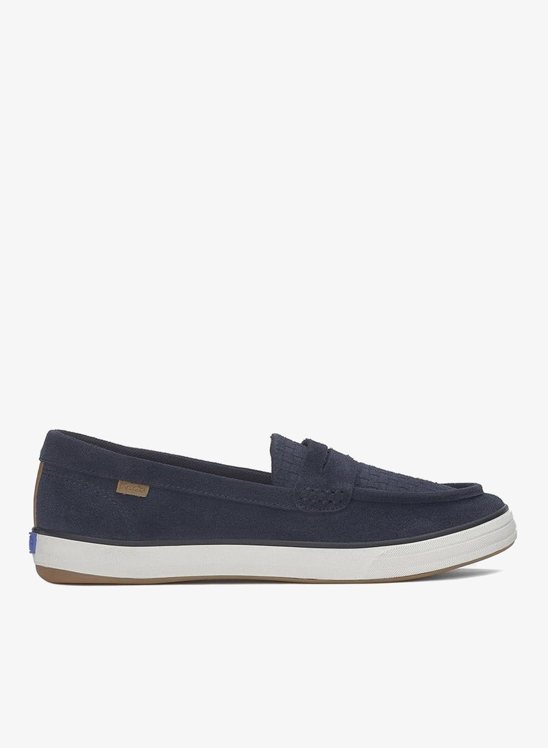 Keds Women's Center III Loafer Suede Casual Loafer Navy - Image 1
